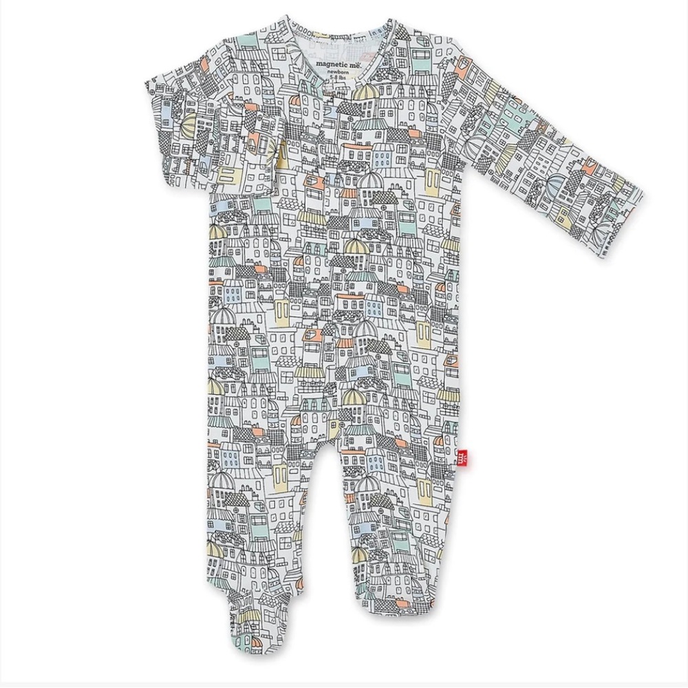 Magnetic Me We Built This City Modal Magnetic Footie 3-6m